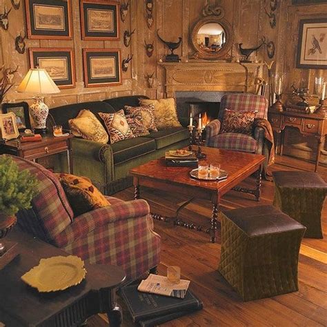 Scottish Decor Irish Decor Cabin Living Room Hunting Lodge Living
