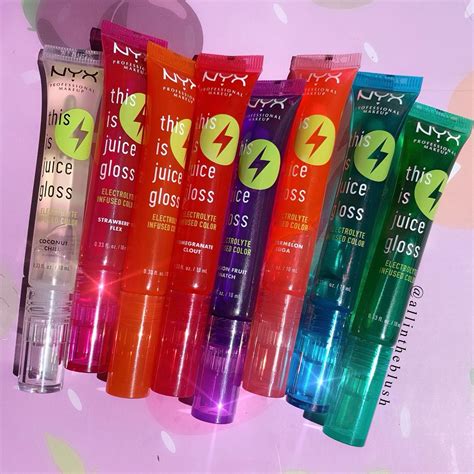 New This Is Juice Hydrating Lip Gloss From Nyx Review And Swatches All