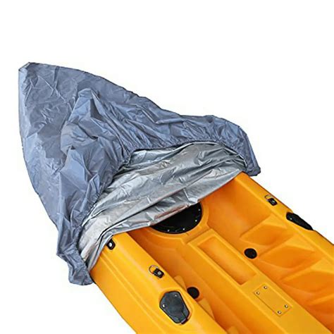 Gray Kayak Cover Waterproof Durable Canoe Storage Dust Sunblock Cover