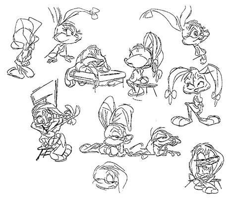 Ricky B 📼📺 On Twitter Looney Tunes Concept Art Drawings