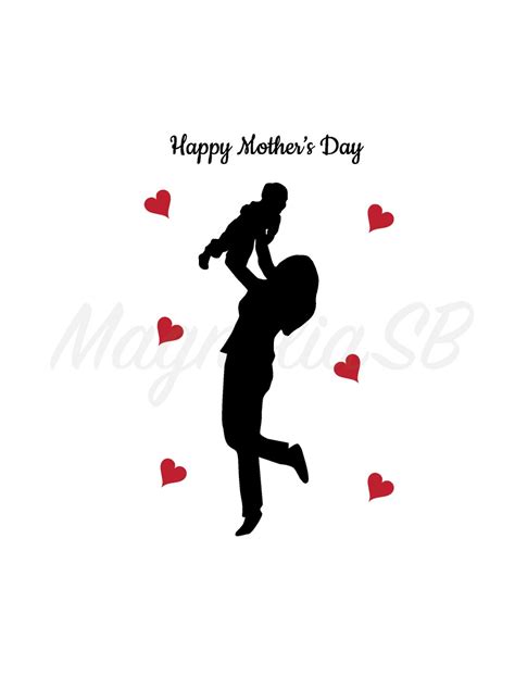 Mother And Child Svg Mom Child Svg Cut File For Cricut Mom And Child