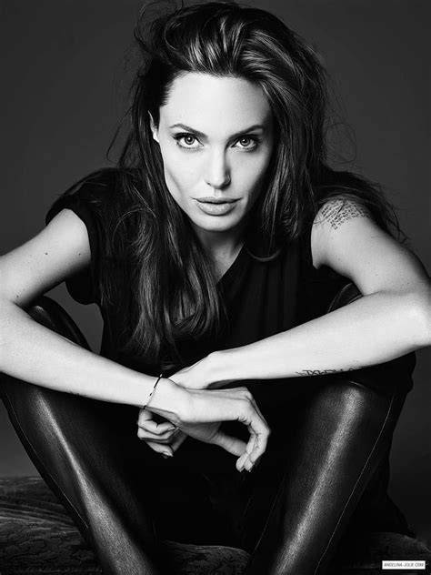 Hd Wallpaper Angelina Jolie Monochrome Wallpaper Flare