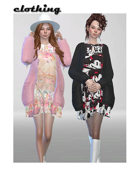 Sims 4 Ccs The Best Clothing Recolors By Shojoangel