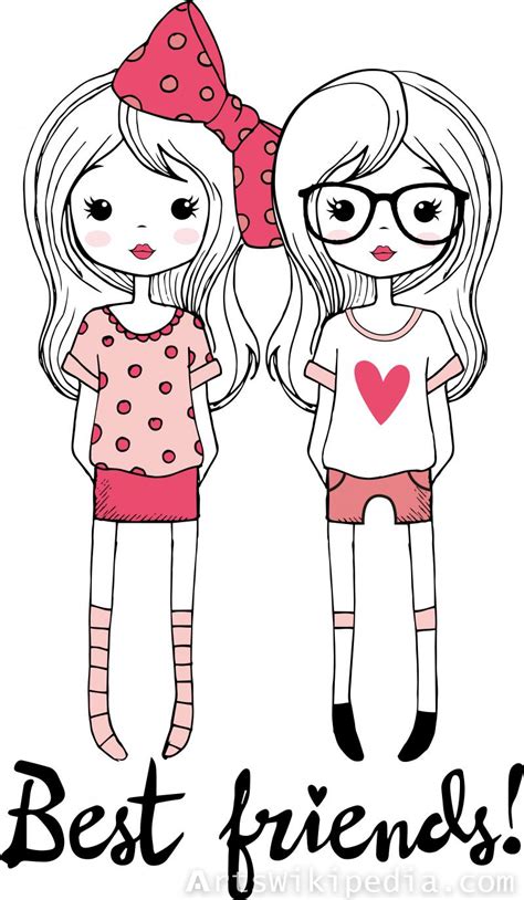 Cartoon Best Friends Characters Girls