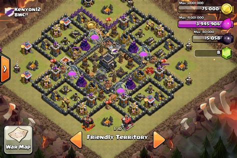 Baca juga base th 6 terkuat anti bintang 3. Base War Th 9 Anti Udara - GAME COC