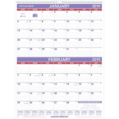 Monthly Calendar 4 Months Per Page In 2020 Wall Calendar Blank