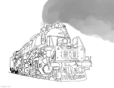 Big Boy Train Coloring Pages