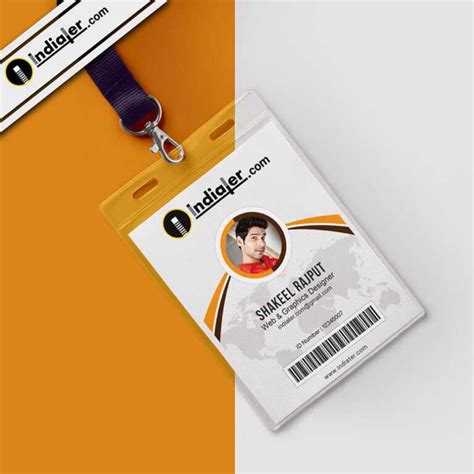 College Id Card Template Psd Business Professional Templates