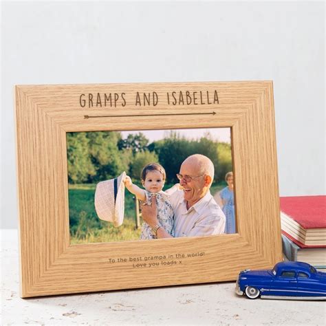 Personalised Grandad Photo Frame Best Grandad Birthday Ts From