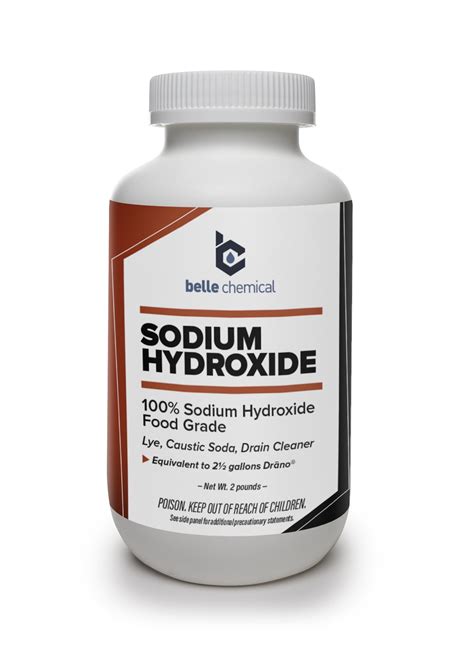 Belle Chemical Sodium Hydroxide Pure Food Grade Caustic Soda Lye