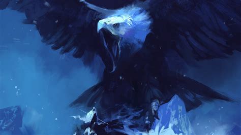 Fantasy Bird Art Artistic Creature Eagle Wallpapers Hd Desktop