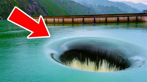 Giant Sinkhole In Water