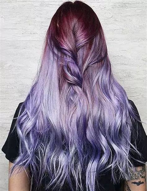 20 Breathtaking Purple Ombre Hair Color Ideas Purple Ombre Hair