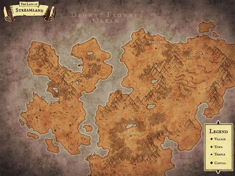 Parchment Map Stream Inkarnate Create Fantasy Maps Online