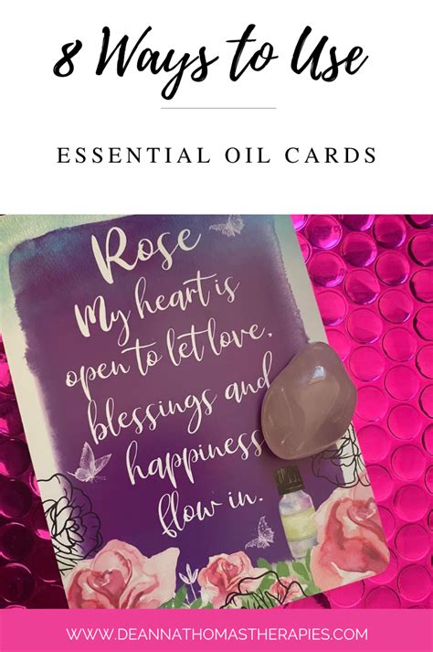 Ways To Use Essential Oil Cards