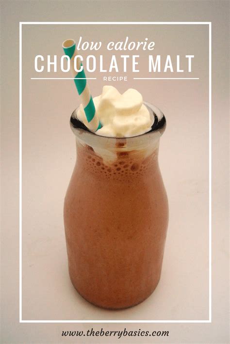 This recipe contains only four. Low Calorie Chocolate Malt | Recipe | Low calorie ...