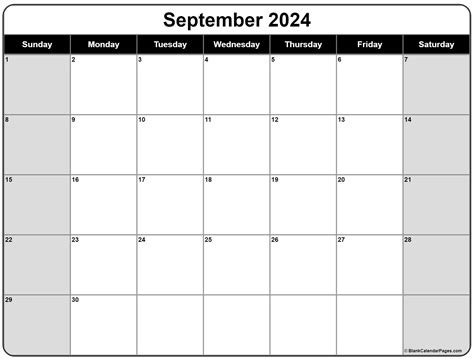 September 2024 Calendar Free Printable Calendar