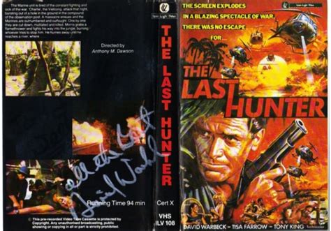 The Last Hunter 1980 On Inter Light United Kingdom Betamax Vhs