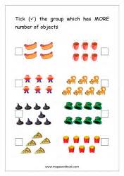 Free Printable More Or Less Worksheets - Greater Than, Less Than