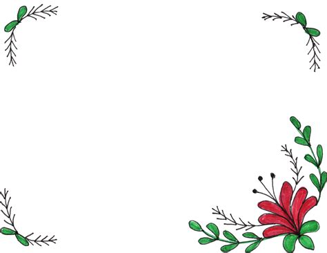 Easy flower border designs for projects valoblogi com. 8 Flower Frame Drawing (PNG Transparent) | OnlyGFX.com