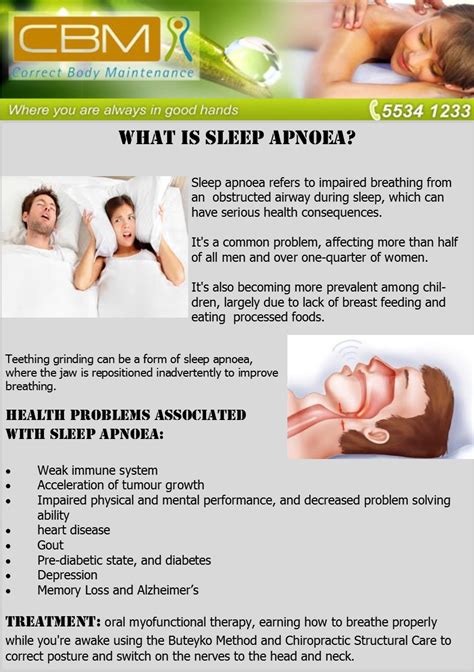 Sleep Apnoea Correct Body Maintenance