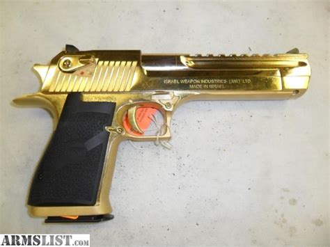 Matte black carbon steel overall length: ARMSLIST - For Sale: desert eagle Israeli made 44 mag 24k gold