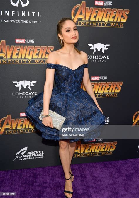 Cinta Laura Kiehl Attends The Los Angeles Global Premiere For Marvel