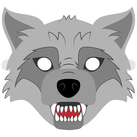 Learn how to draw the big bad wolf in this simple, step by step drawing tutorial. Big Bad Wolf Mask Template | Free Printable Papercraft ...