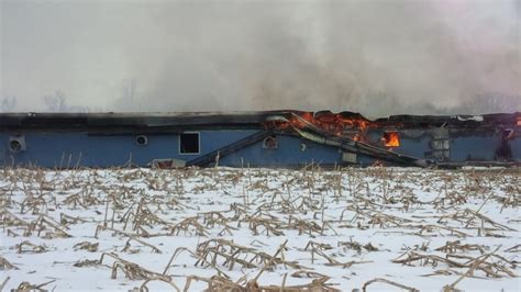 Propane Explosion Fire At Chicken Farm Leave 2 Hurt Ctv News