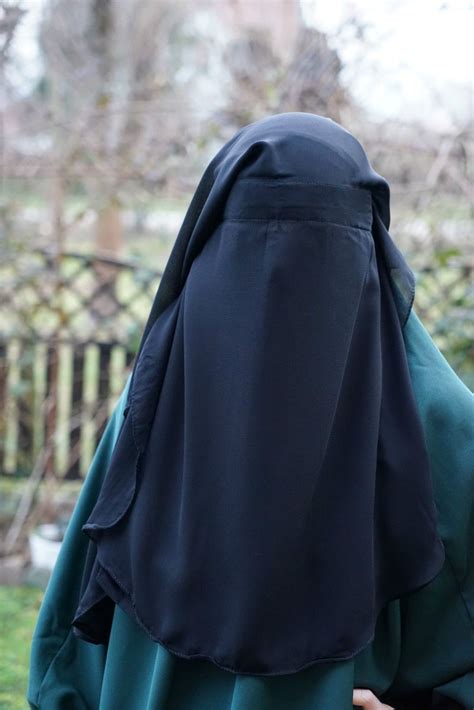 Details Zu Niqab Saudi Lang Burka Mit 3 Lagen Hijab Jilbab Khimar Islamische Kleidung