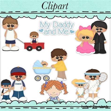 My Daddy And Me Clip Art Cup88246743589 Craftsuprint