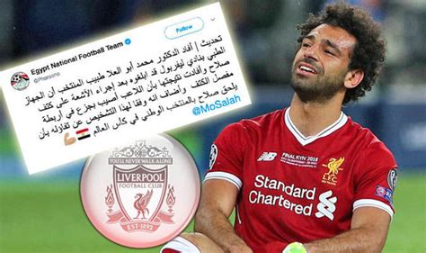Mohamed Salah Injury Egypt Reveal World Cup Update On Liverpool Ace