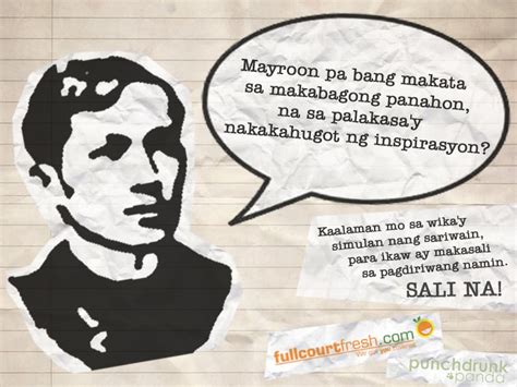 Wikang Pambansa Quotes Tagalog