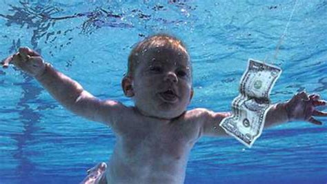 Nirvana S Nevermind Baby Recreates Album Cover At CBS News Hot Sex Picture