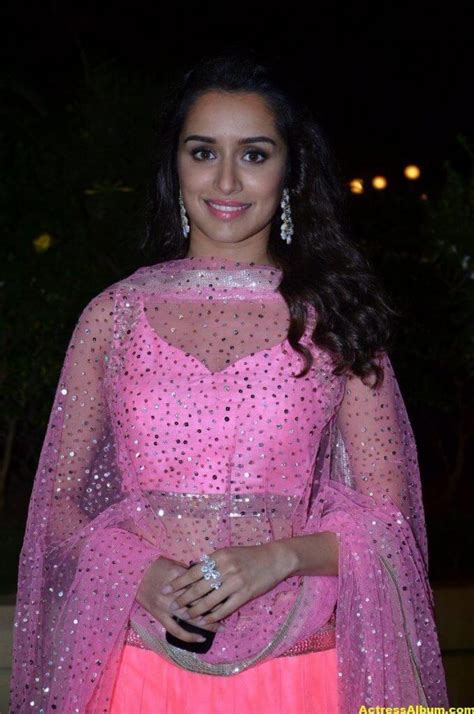 shraddha kapoor hot photos at wedding reception in pink dress actress album