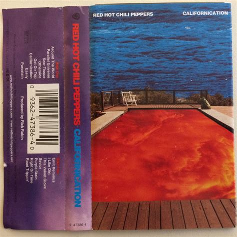 red hot chili peppers californication 1999 cassette discogs