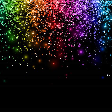 Rainbow Glitter Background Illustrations Royalty Free