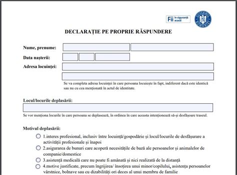 Carantina, declaratie pe proprie raspundere, deplasare, dumbravita, giroc, moşniţa nouă, timișoara. Descarcă declarația pe propria răspundere, noua versiune