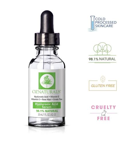 It is like a long drink of water for your skin. OZNaturals Hyaluronic Acid Facial Serum 30ml - KhyberMart