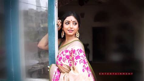 Saree Fashion Bong Beauty Rupsa Print Saree Saree Photoshoot Youtube