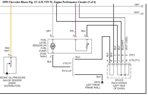 99 S10 Blazer Fuel Pump Wiring Diagram - Wiring Diagram