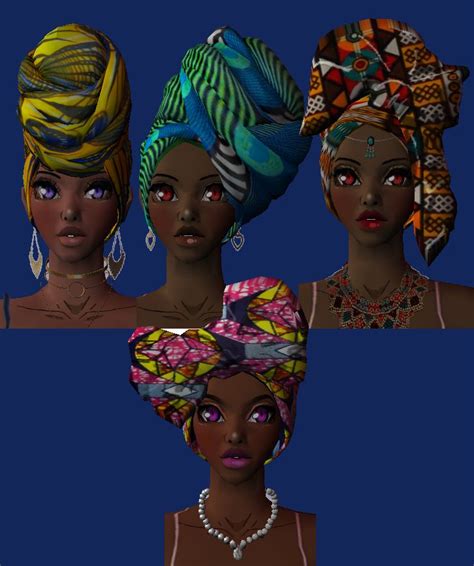 Sims2 African Scarf Old Cc Glorianasims4 Sims 2 African Scarf Sims