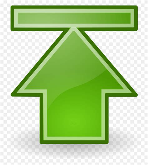 Arrow Green Up Symbol Mailbox Letterbox Hd Png Download Stunning