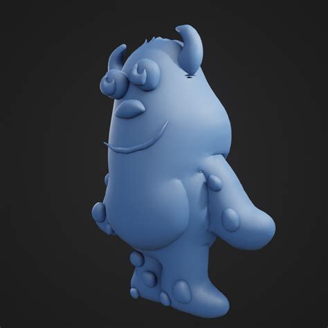 Stl File Sully Monster・3d Printing Model To Download・cults