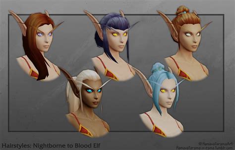 Blood Elf Customization Thread Glory Of The Sin Dorei By Lannislight Wyrmrest Accord