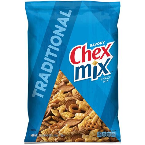 Chex Mix Traditional Savory Snack Mix 40 Oz