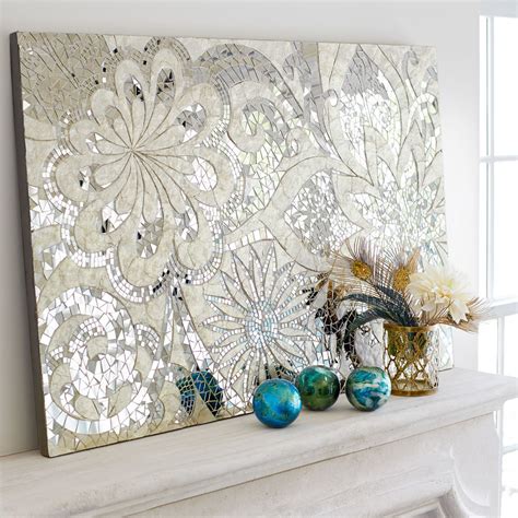 20 Mother Of Pearl Mosaic Wall Mirror