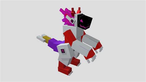 Protogen Skin For Minecraft 3d Model A 3d Model Collection By