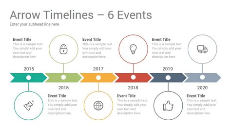 Powerpoint Timeline Template Colorshor