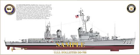 Destroyer Photo Index Dd 788 Uss Hollister